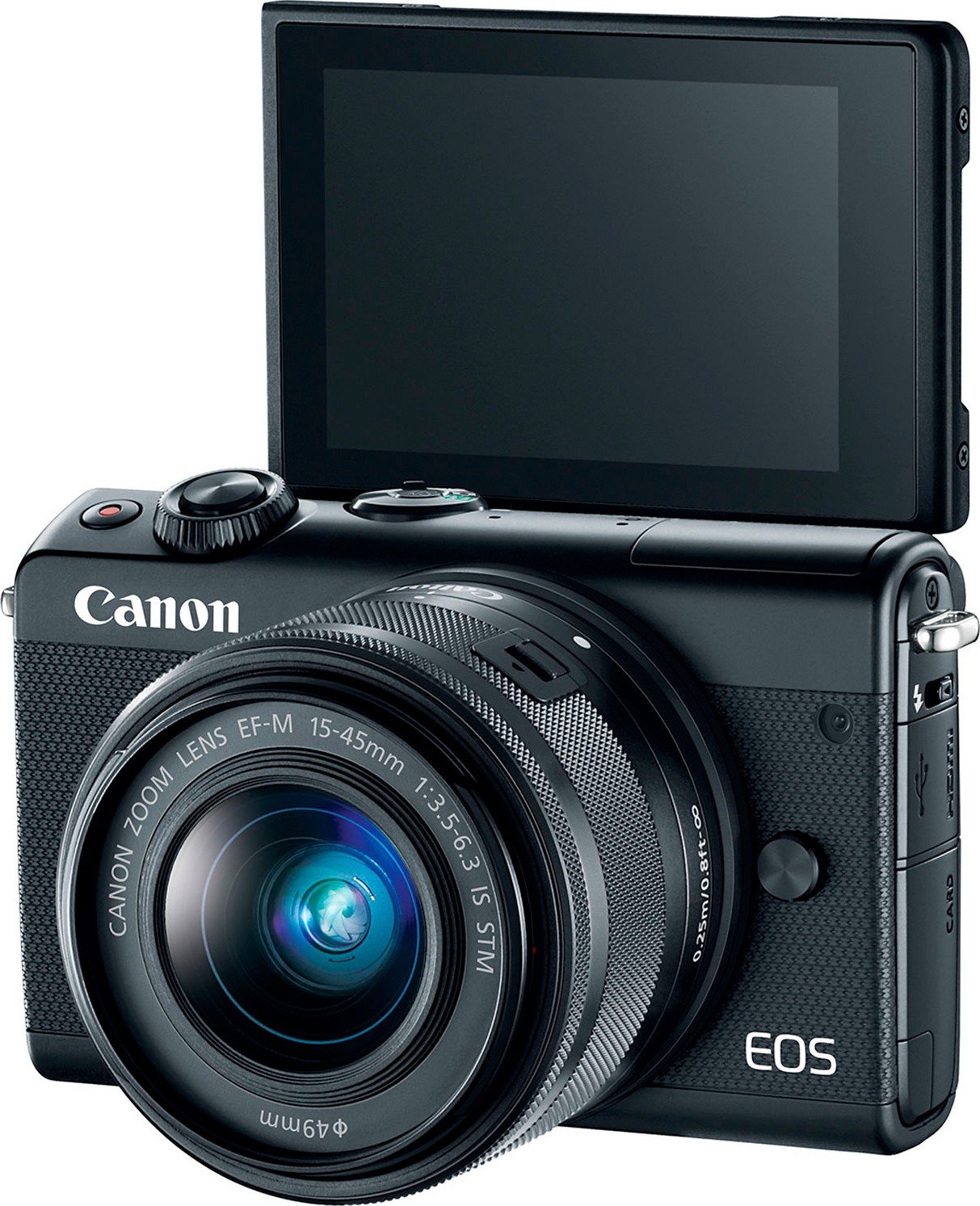 Цифровая фотокамера Canon EOS M100 Black + 15-45 IS STM (2209C048